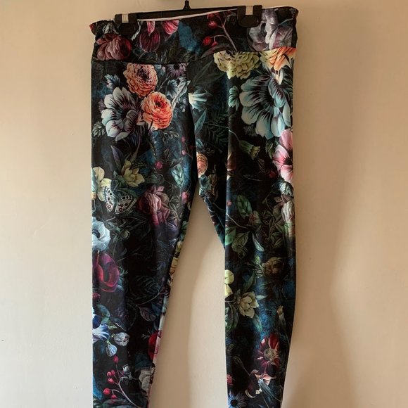 Society6 Night Garden leggings - Picture 3 of 7